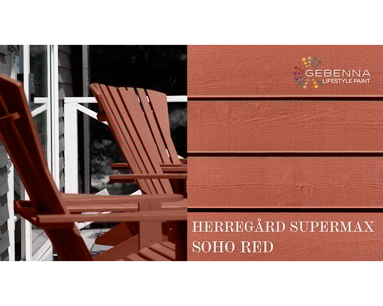SUPERMAX FARVEKORT SOHO RED